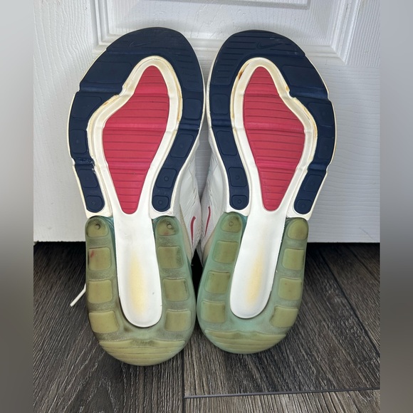 Nike Air Max 270 Women’s Size 9 White Pink Teal DQ4698-100 Running Shoes - Picture 10 of 13